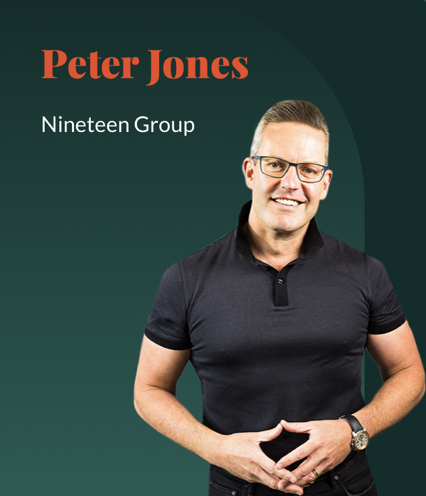Peter Jones of Nineteen Group